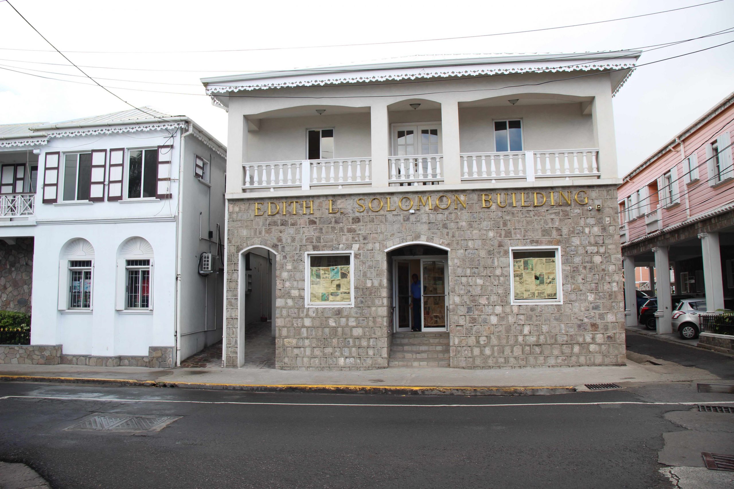 The Nevis Water Department’s new location from March 16, 2021, the Edith L. Solomon Building on the Island Main Road in Charlestown