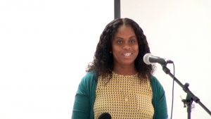 Ms. Latoya Jeffers, Assistant Secretary in the Ministry of Health on Nevis