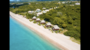 Arial view of Paradise Beach Villas on Nevis (photo provided)