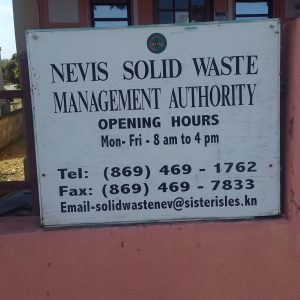 Nevis Solid Waste Management Authority’s offices in Ramsbury