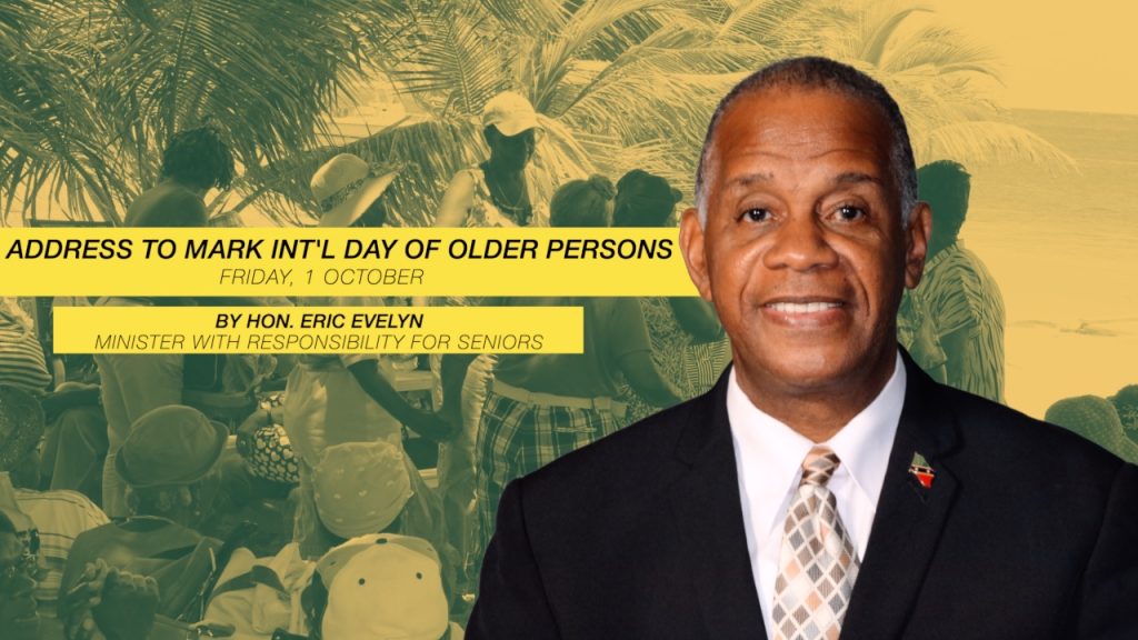 Hon. Eric Evelyn, Minister responsible for seniors in the Nevis Island Administration