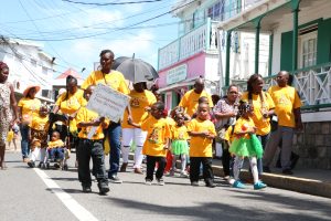 Some of the pre-schoolers at an annual Early Childhood Education parade in Charlestown (file photo)