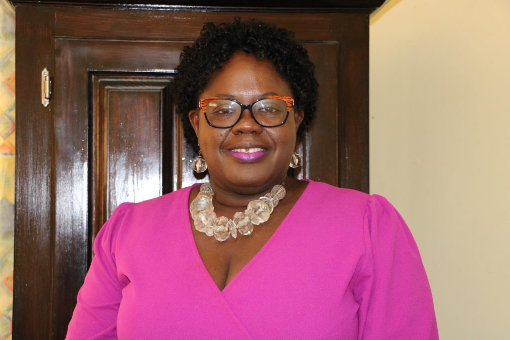 Hon Hazel Brandy Williams. Junior Minister of Health and Gender Affairs on Nevis