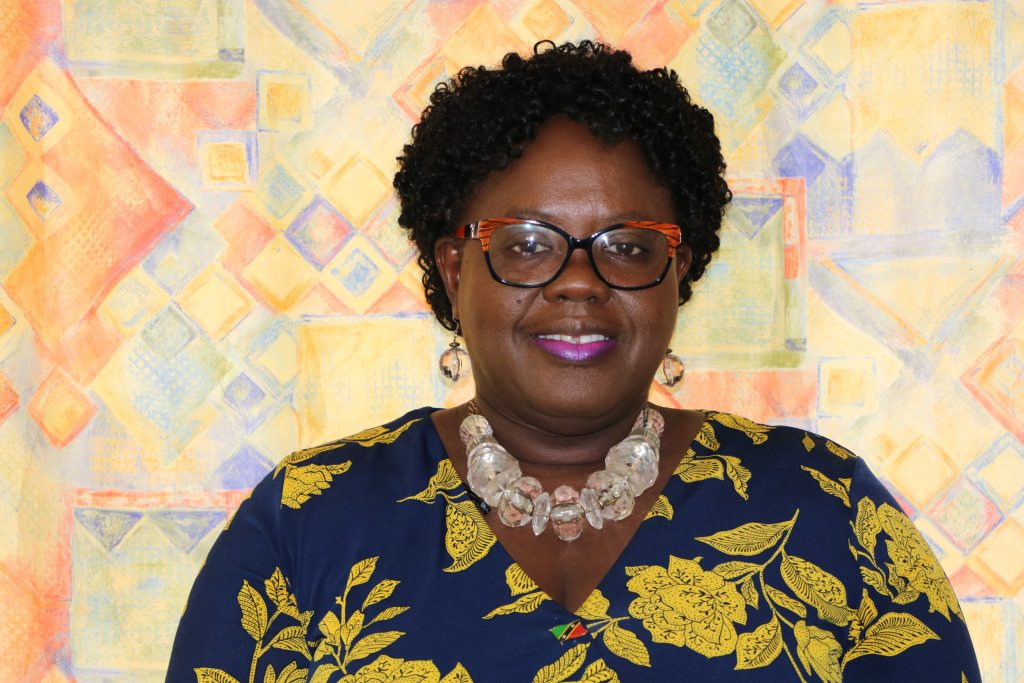 Hon. Hazel Brandy Williams, Junior Minister of Health and Gender Affairs on Nevis