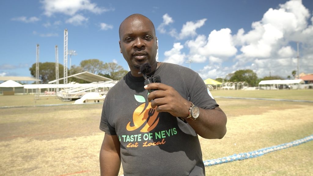 Mr. Randy Elliott, Director of Agriculture on Nevis at the Elquemedo T. Willett Park in Charlestown on March 23, 2022