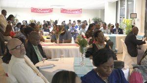 A section of guests at the Nevis Nurses Association Annual Awards Gala and Dinner in collaboration with the Ministry of Health in the Nevis Island Administration at the Malcolm Guishard Recreational Park Conference Centre on May 14, 2022