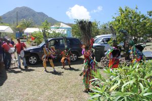 Cultural entertainment with masquerades at the Ministry of Tourism's Exposition Nevisian Heritage Village Open Day at Fothergills (file photo)