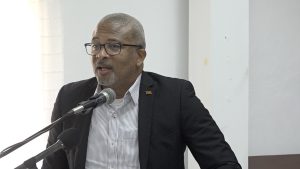 Hon. Spencer Brand, Minister for Physical Planning and Environment on Nevis