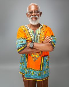 Mr. William Wentworth Dore affectionately known as “Zhumbye Di Ggii,” the Patron for Culturama 48 (photo courtesy Ryan Maynard)