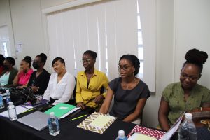 Another section of participants of the “Microtrade Purchases & Sales Skills Training” workshop at the Ingle Blackett Conference Room in Nevis on September 12, 2022  