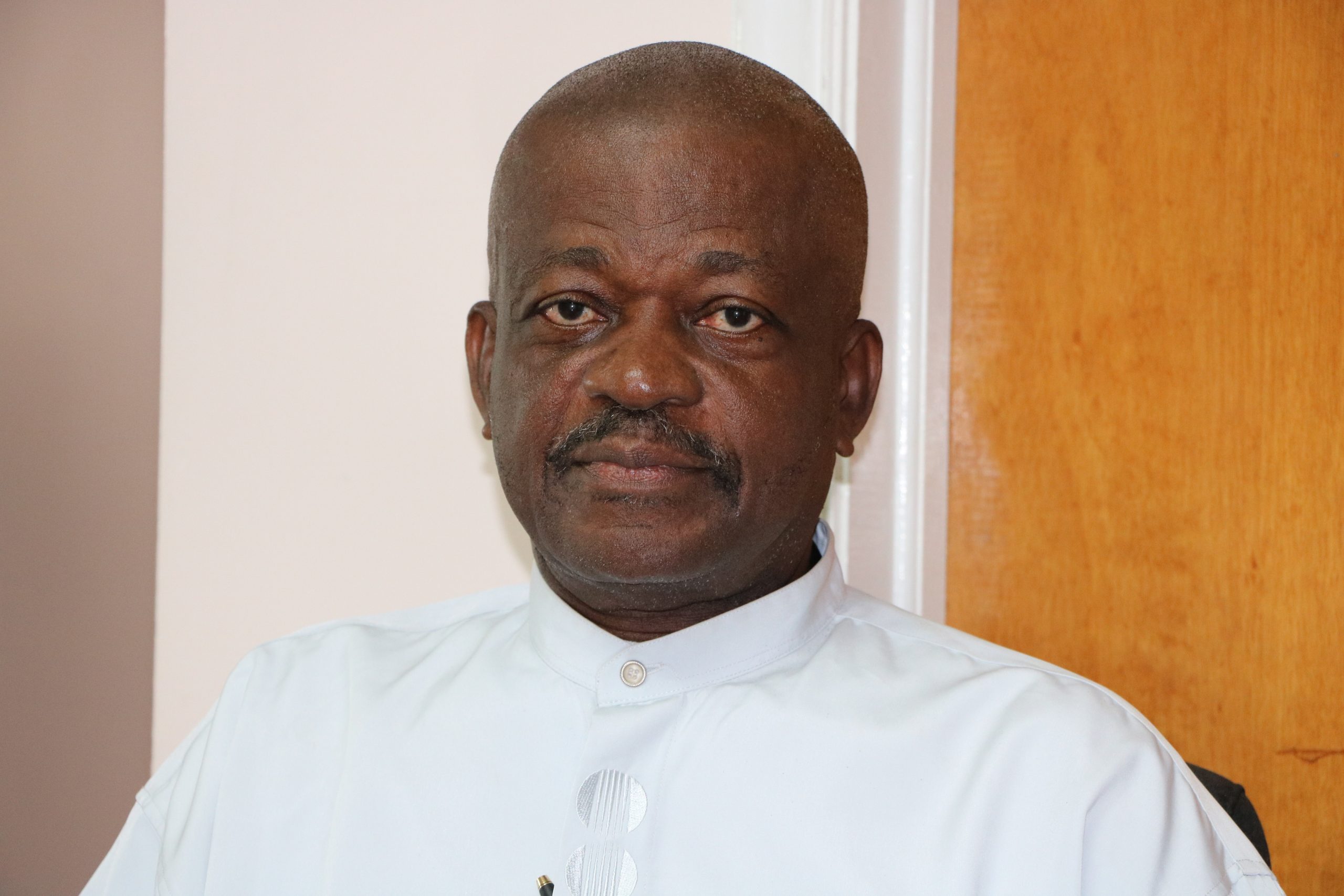 Mr. Oaklyn Peets, the new Supervisor of Elections for the Federation of St. Kitts and Nevis, at the conference room of the Electoral Office in Charlestown, Nevis on November 11, 2022, during his first official visit since his appointment to the position on November 01, 2022