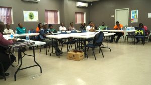 A section of the participants at the Crop Protection Symposium by Trinidad-based Caribbean Chemicals in collaboration with the Department of Agriculture on Nevis at the Emergency Operations Center at Long Point on January 26, 2023