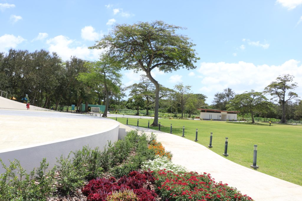 A section of the Malcolm Guishard Recreational Park at Pinney’s Beach (file photo)