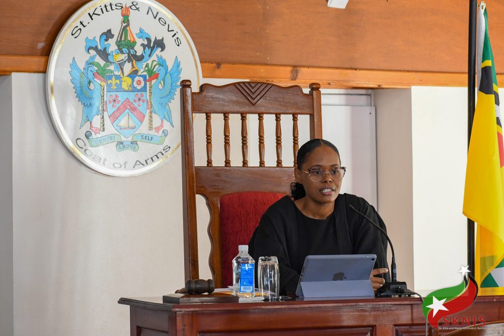 Hon. Michelle Slack, President of the Nevis Island Assembly (photo by St. Kitts and Nevis Information Service)