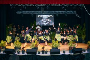 Members of the Shekhinah Dance Theatre performing at the Nevis Cultural Development Foundation’s “Black Hearts Freedom Edition” production at the Nevis Performing Arts Centre on February 26, 2023 (photo provided)