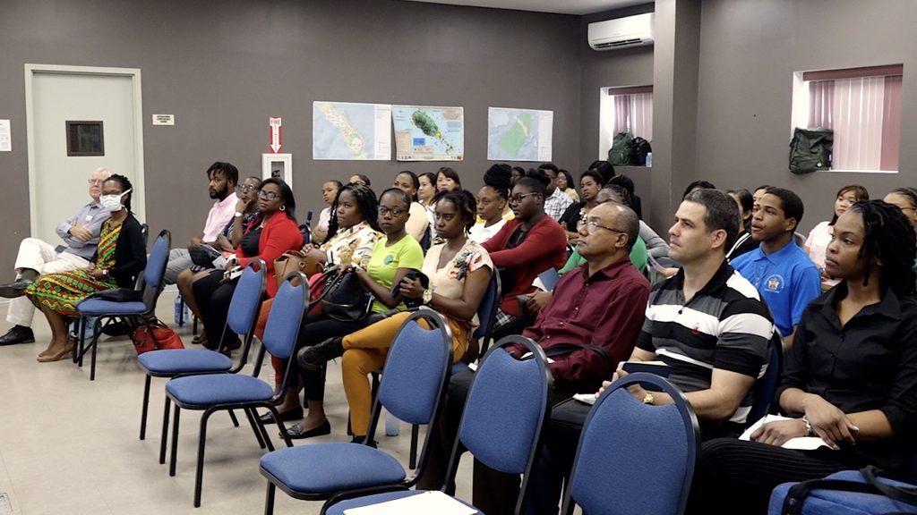 Participants at a recent Orientation Seminar, the first for 2023 hosted by the Ministry of Human Resources in the Nevis Island Administration, at the Nevis Disaster Management Department’s conference room