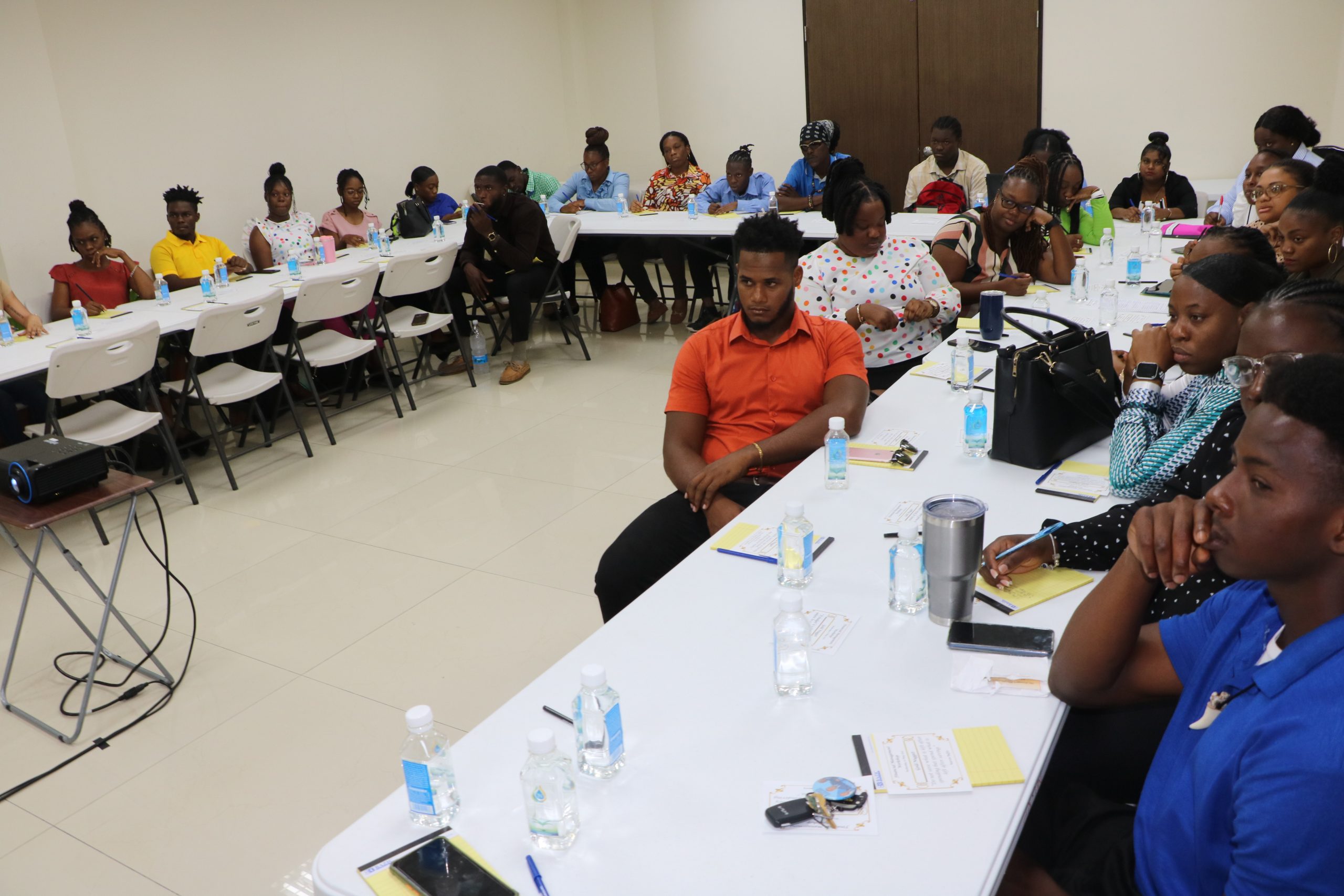 Participants at the 2nd Annual Financial Management Workshop, hosted by the Premier’s Ministry in the Nevis Island Administration at the Malcolm Guishard Recreational Park on May 10, 2023